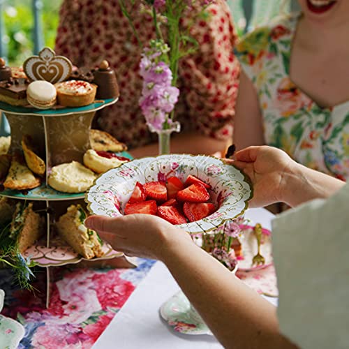 Talking Tables tazón para postre con detalle floral “Truly Scrumptious’ ‘TS6’ Cartón. Multicolor.