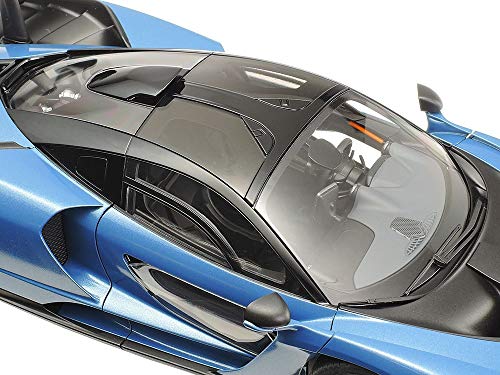 Tamiya 1:24 McLaren Senna-réplica Fiel, plástico, Hobby, encolado, Kit de modelismo, Montaje, sin Pintar, Rojo, Color (24355)