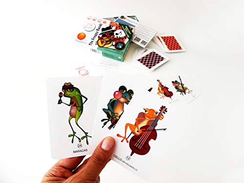 TangibleFun | The Froggy Bands | Juego de Cartas Educativo con App para iPad, Tablet y Smartphones de Sonidos Instrumentos Musicales y ‘Bingo Sounds’