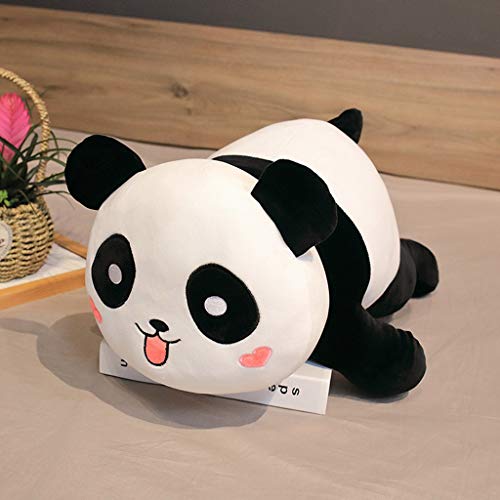 Tangpingsi Cojín de peluche con diseño de oso panda y oso panda