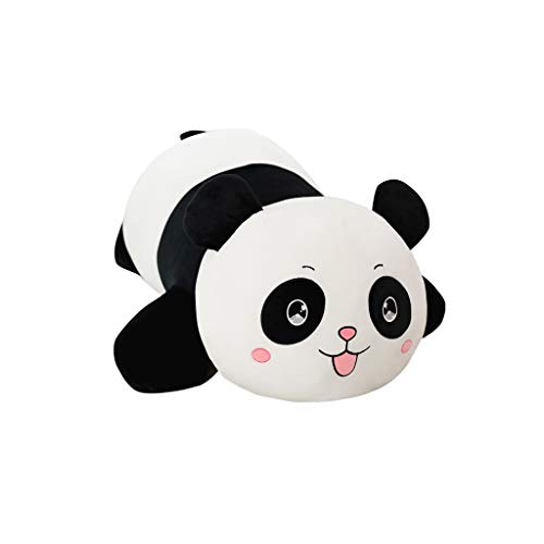 Tangpingsi Cojín de peluche con diseño de oso panda y oso panda