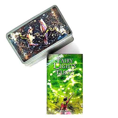 Tarjeta de Tarot de Luces de Hadas,Fairy Lights Tarot Card,with Bag,Standard