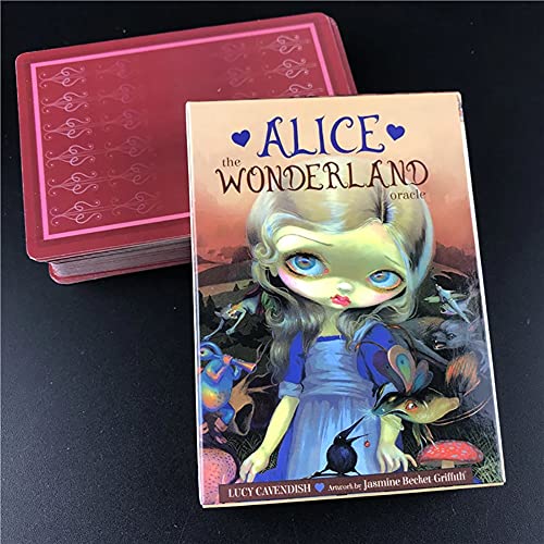 Tarjetas de oráculo de Alicia el país de Las Maravillas,Alice The Wonderland Oracle Cards,Tarot Card,Party Game