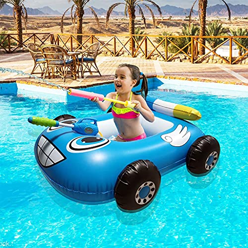 Tastak Oso catéter Tipo Aspirador Nasal Inflable Coche Barco Piscina Flotador con Chorro de Juguete para niños Anillo de natación