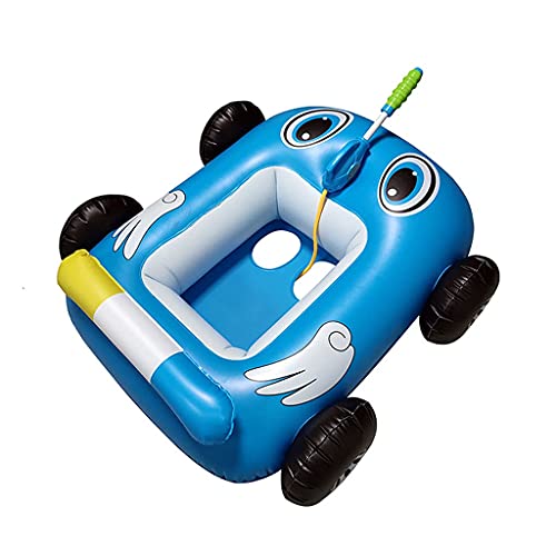 Tastak Oso catéter Tipo Aspirador Nasal Inflable Coche Barco Piscina Flotador con Chorro de Juguete para niños Anillo de natación