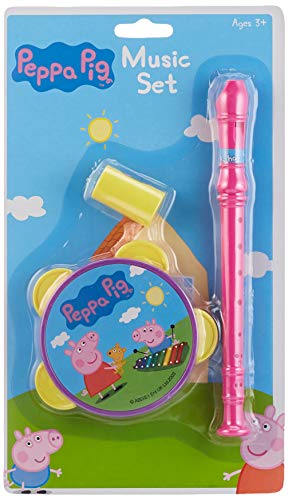 Tavitoys Peppa Pig Set Musical Pandereta Silbo Y Flauta