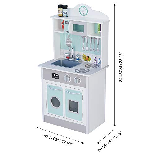 Teamson Kids - Pastel Little Chef Juego de Madera de Cocina para niños pequeños (1 Pieza) TD-12385M