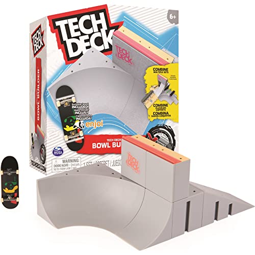 Tech Deck, Jump N' Grind X-Connect Park Creator, Juego de rampas Personalizable y construible con una Fingerboard Exclusiva, para niños a Partir de 6 años