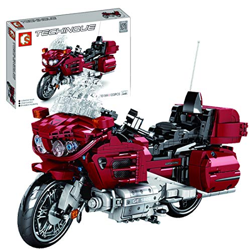 Technic Racing Off Road modelo de moto, ColiCor 1205 piezas Superbike juguete motocicleta kit de construcción para BMW R 1200 GS Adventure, bloques de construcción compatibles con Lego Technic