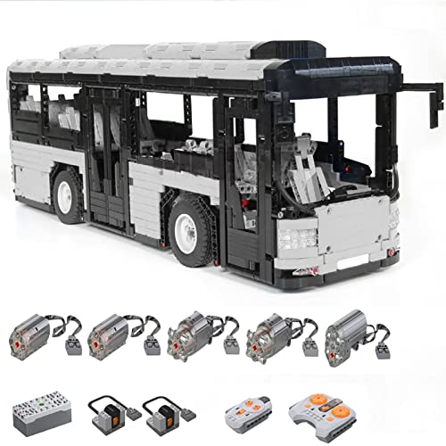 Technology Building Blocks Bus Kit, 2673 Terminal Blocks Technology Bus Dos Pisos para Autobús Londres, Kit Modelo de Autobús Tecnológico Compatible con Lego Technic J