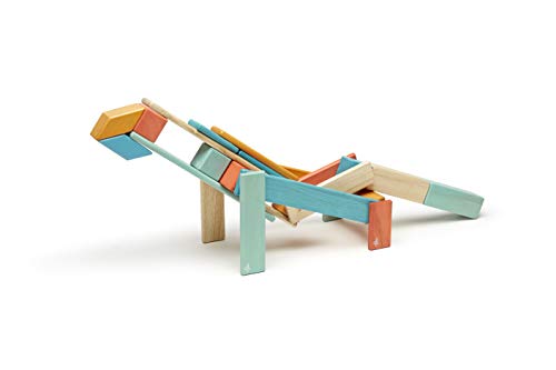 Tegu Juego de Bloques de Construcción de madera magnéticos de 24 piezas - Puesta de Sol , color/modelo surtido