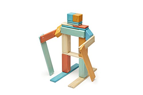 Tegu Juego de Bloques de Construcción de madera magnéticos de 24 piezas - Puesta de Sol , color/modelo surtido