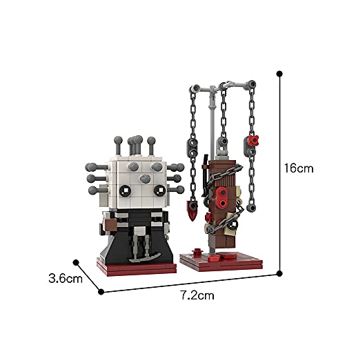 TENHORSES Brickheadz Hellraiser Pinhead - Juego de construcción 2 en 1 (235 piezas)