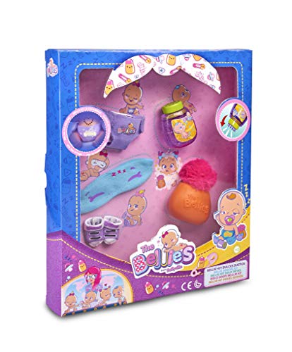 The Bellies - Kit Dulces Sueños, Accesorios para Dormir, Recomendado para niños y niñas a Partir de 3 años + Bellies Crazy Meals Kit de muñecos bebés, para niños y niñas a Partir de 3 años