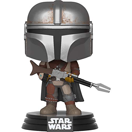 The Mandalorian: Fun ko Pop! Figura de vinilo y 1 paquete protector gráfico compatible (326 - 42062 - B)