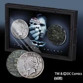 The Noble Collection Batman Harvey Dent - Juego de Monedas de Dos Caras