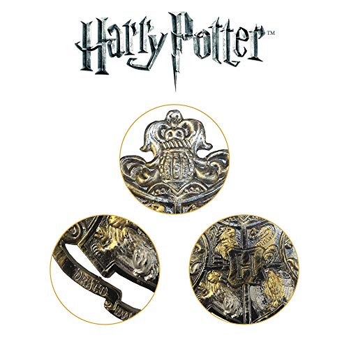 The Noble Collection Hogwarts Crest Gun Pin de metal