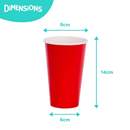 THE TWIDDLERS Juego de 50 Piezas Beer Pong para Fiesta - 25 Vasos y 25 Bolas