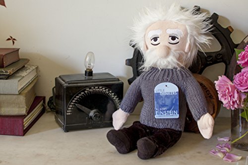 The Unemployed Philosophers Guild Albert Einstein Little Thinker - 11" Plush Doll for Kids and Adults