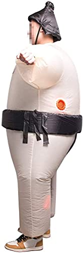 THEE Disfraces Inflable Luchador de Sumo Traje Hinchable para Halloween