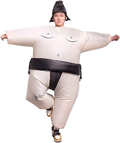 THEE Disfraces Inflable Luchador de Sumo Traje Hinchable para Halloween