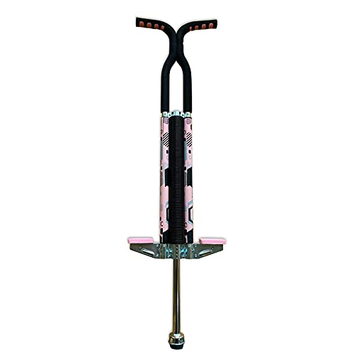 Think Gizmos Palo Saltador Pogo para Jinetes 80lbs A 160lbs - Saltador Pogo King Palo para Niños Y Niñas (y Adultos Ligeros) - Calidad De Construcción Sólida (Rosa)