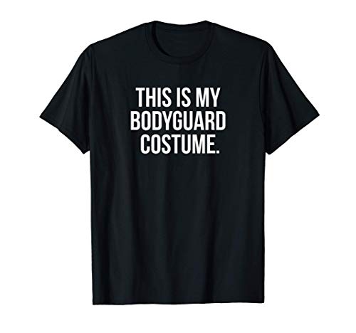 This Is My Bodyguard Costume Funny Halloween Camiseta