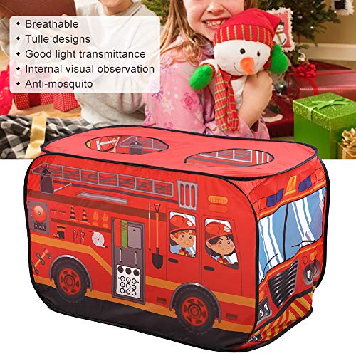 Tienda para niños Camión de Helados Autobús de policía Camión de Lucha contra Incendios Plegable Casa de Juegos para niños pequeños, niños y niñas(Fire Fighting Truck)