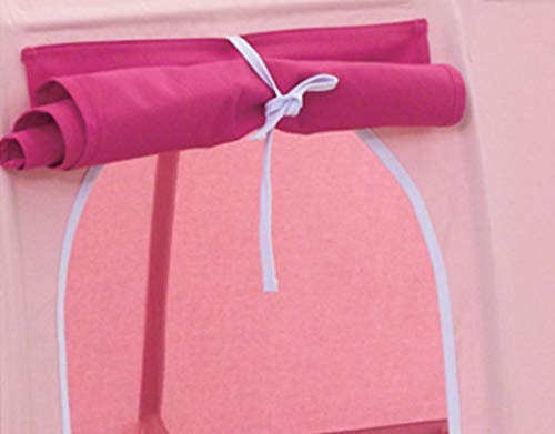 Tiendas de Niños Tienda De Cama para Niños, Tienda De Juegos para Niños Y Niñas Fácil De Instalar, Espacio Privado para Niños, Soporte De Fibra Y Tela Oxford, 100x140x70cm (Color : Pink)