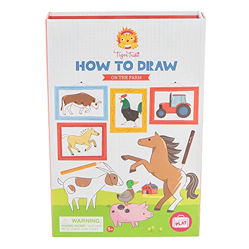 Tiger Tribe- How to Draw/On The Farm Kits de Acuarelas, Multicolor (3760260)