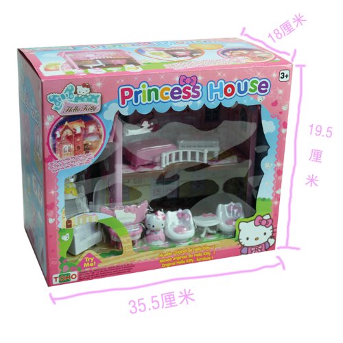 Toho 290328 - Casa de Princesa, diseño de Hello Kitty