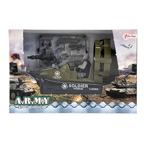 Toi-Toys Lancha Militar Army con Figura de Juguete de Soldados