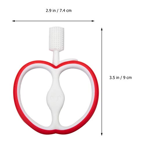 Tomaibaby Cepillo de Dientes de Silicona para Bebés Cepillo de Dientes de Entrenamiento para Bebés Juguete para Bebés