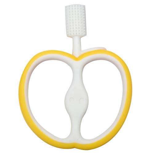 Tomaibaby Cepillo de Dientes de Silicona para Bebés Cepillo de Dientes de Entrenamiento para Bebés Juguete para Bebés