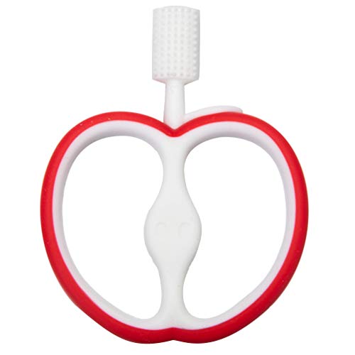 Tomaibaby Cepillo de Dientes de Silicona para Bebés Cepillo de Dientes de Entrenamiento para Bebés Juguete para Bebés