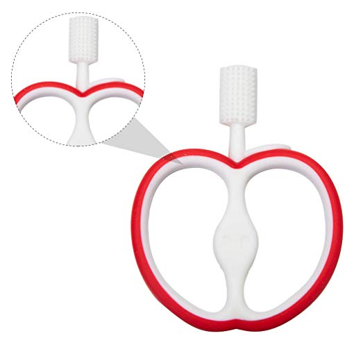 Tomaibaby Cepillo de Dientes de Silicona para Bebés Cepillo de Dientes de Entrenamiento para Bebés Juguete para Bebés