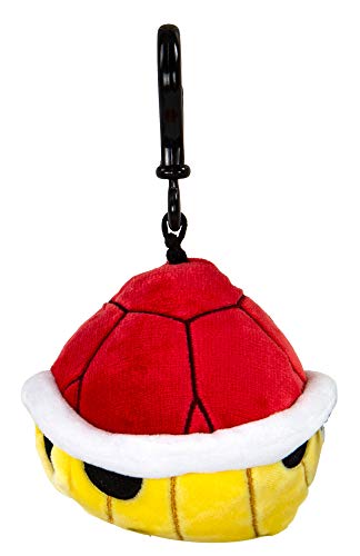 Tomy Mario kart-clip 'n Plush mochi caparazón rojo 10 cm 1, t12952 , color/modelo surtido