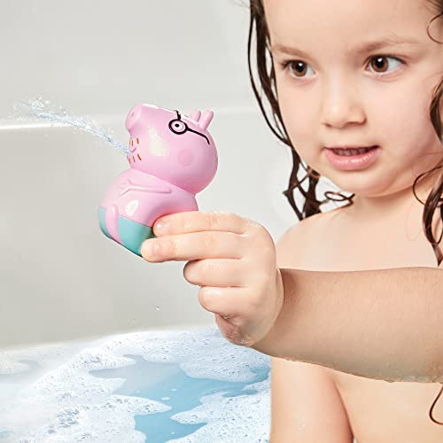 Toomies de Bizak, Familia Peppa Pig Salpicar en el Baño, Juguete de Baño, Rociadores de Agua, Incluye a Toda la Familia Peppa Pig