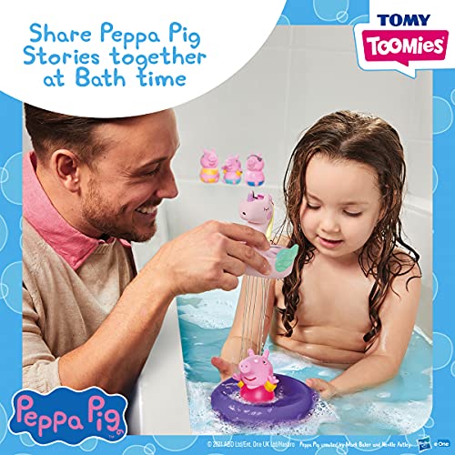 Toomies- Peppa Pig Juguetes de baño, Multicolor (Tomy E73319)