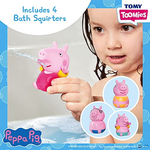 Toomies- Peppa Pig Juguetes de baño, Multicolor (Tomy E73319)