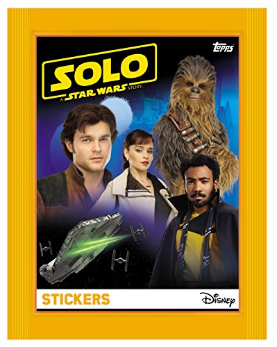 Topps D106295-DE/DI Solo A Star Wars Story-30 Booster - Juego de pegatinas coleccionables