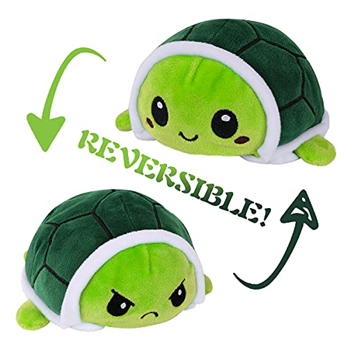 Tortuga Reversible, Juguetes Blandos de Doble Cara, Linda Mini Tortuga, Tortuga de Peluche, Juguete de Regalo para Niños