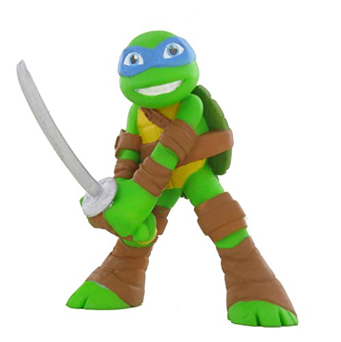 TORTUGAS NINJA- Ninja Turtles(TMNT) Figura Leonardo, Multicolor (Comansi 99611)