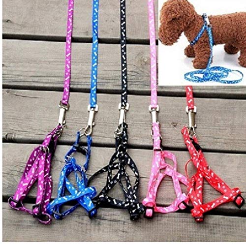 TOSSPER 1pc Ajustable Correos De Nylon Plomo Arnés Cinturón De Cuerda para Animal Doméstico del Perrito del Gato