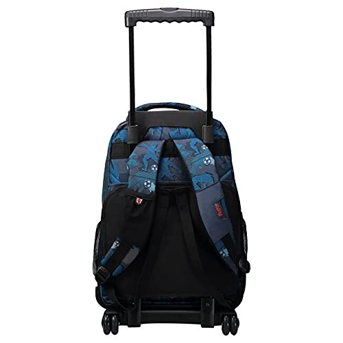 TOTTO MORRAL Rue BOMPER RENGLONES Mochila con Ruedas, Juventud Unisex, Estampado (Multicolor), Talla Única