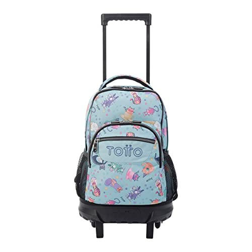 TOTTO Morral Rue Bomper Resma Mochila con Ruedas, Adultos Unisex, Azul (Azul), Talla Única