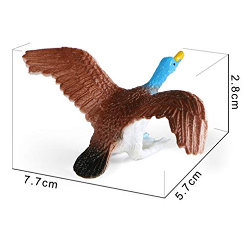 TOYANDONA 12 figuras de pájaros simuladas de animales de plástico juguetes artificiales modelo para niñas de niños juguetes educativos estilo casual