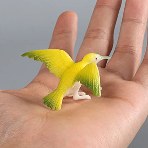 TOYANDONA 12 figuras de pájaros simuladas de animales de plástico juguetes artificiales modelo para niñas de niños juguetes educativos estilo casual