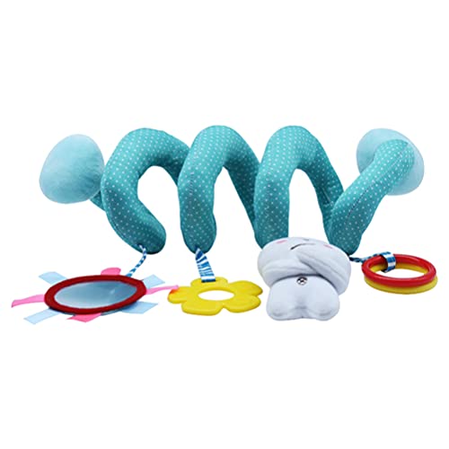 TOYANDONA Juguetes Colgantes para Asiento de Coche Móvil de Cuna Juguetes de Peluche en Espiral para Bebés Cochecito de Juguete Colgante