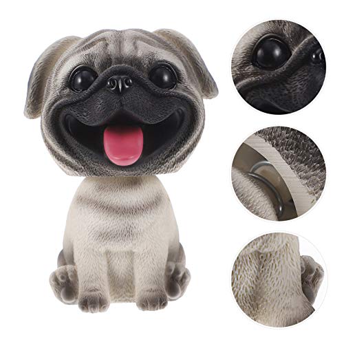 TOYANDONA Tablero del Coche Cabeza Sacudida Perro Muñeca Juguete Perro Estatua Estatuilla Pastel Toppers Decoración Interior del Coche